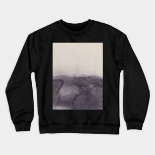 Abstract navy and beige watercolor Crewneck Sweatshirt